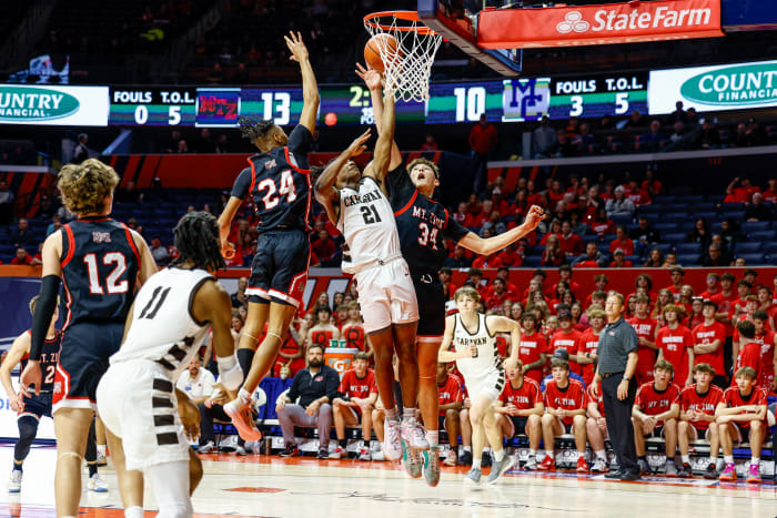 Mount Carmel Mt Zion Illinois boys basketball March 8 2024 Nate Latsch 26569